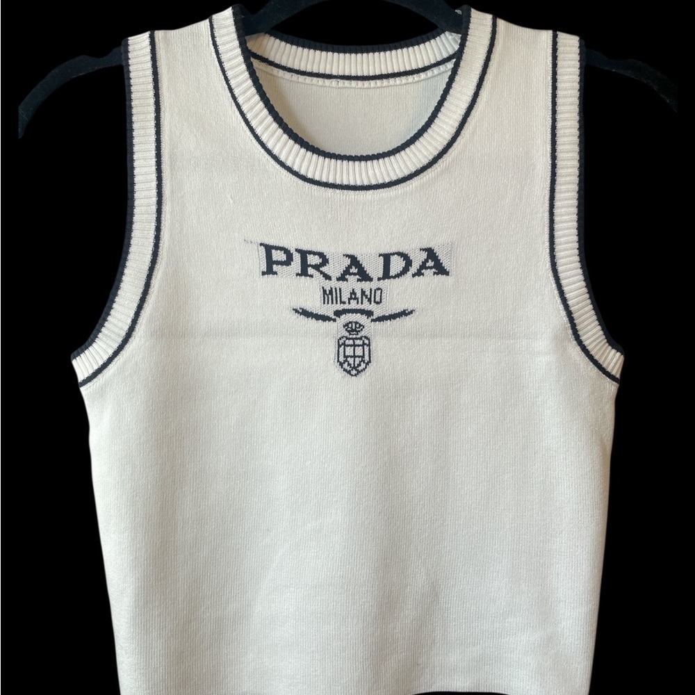Ivory Prada Vest